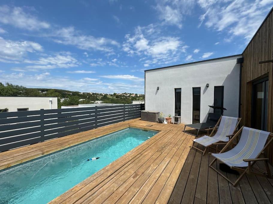 Luxury Villa With Pool And View Juvignac Ngoại thất bức ảnh